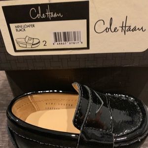 Cole Han Mini Black Loafers